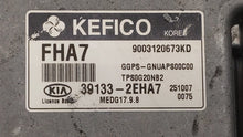 2016 Kia Soul PCM Engine Control Computer ECU ECM PCU OEM P/N:39133-2EHA7 Fits OEM Used Auto Parts - Oemusedautoparts1.com