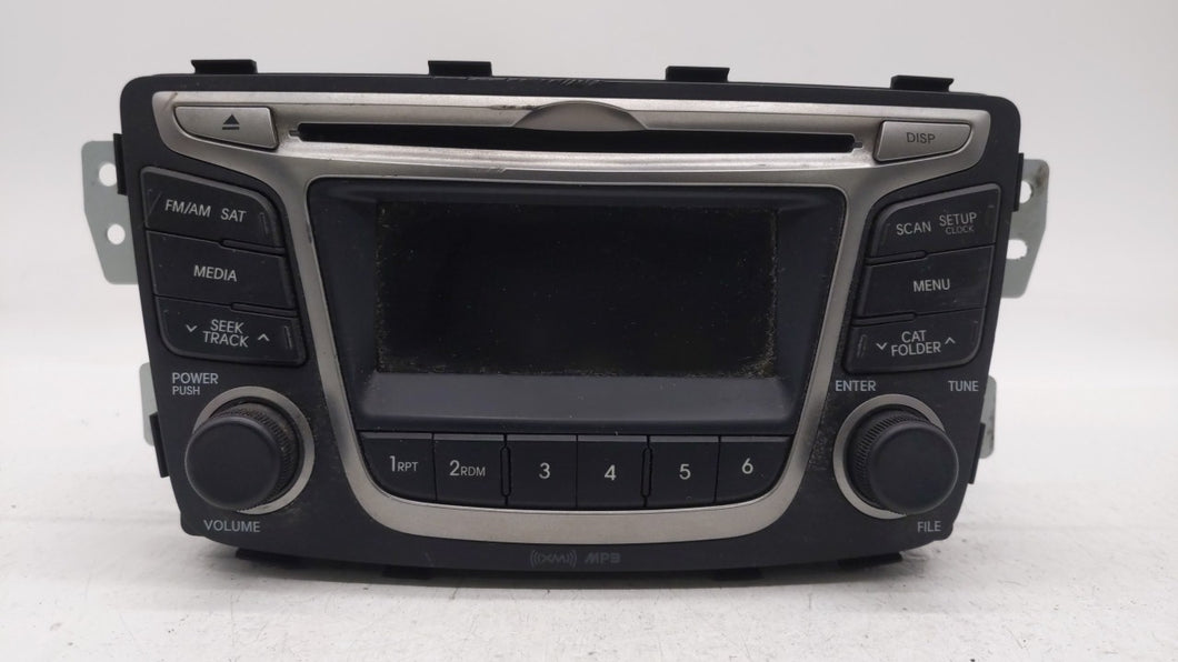 2017 Hyundai Accent Radio AM FM Cd Player Receiver Replacement P/N:96170-1R111 96170-1R111RDR Fits OEM Used Auto Parts