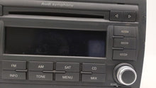 2007 Audi A4 Quattro Radio AM FM Cd Player Receiver Replacement P/N:8E0 035 195 AF 7 646 019 380 Fits OEM Used Auto Parts