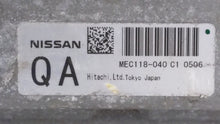 2010 Nissan Murano PCM Engine Control Computer ECU ECM PCU OEM P/N:MEC118-020 C1 MEC118-040 C1 Fits OEM Used Auto Parts - Oemusedautoparts1.com