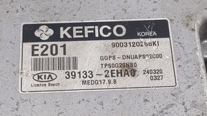 2014 Kia Soul PCM Engine Control Computer ECU ECM PCU OEM P/N:39133-2EHA0 Fits OEM Used Auto Parts - Oemusedautoparts1.com