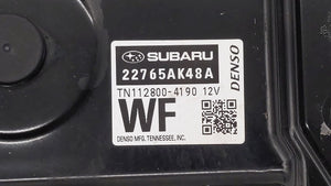 2017 Subaru Legacy PCM Engine Control Computer ECU ECM PCU OEM P/N:22765AK48B 22765AK48D, 22765AK48C, 22765AK48A Fits OEM Used Auto Parts - Oemusedautoparts1.com