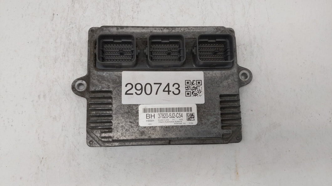 2017 Acura Tlx PCM Engine Control Computer ECU ECM PCU OEM P/N:37820-5J2-C54 Fits OEM Used Auto Parts - Oemusedautoparts1.com