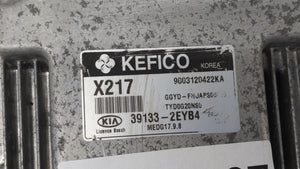 2015 Kia Forte PCM Engine Control Computer ECU ECM PCU OEM P/N:39133-2EYB4 Fits OEM Used Auto Parts - Oemusedautoparts1.com