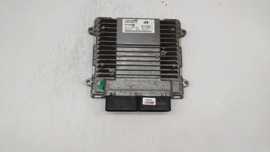 2011-2014 Hyundai Sonata PCM Engine Control Computer ECU ECM PCU OEM P/N:39101-2G673 39101-2G671 Fits Fits 2011 2012 2013 2014 OEM Used Auto Parts - Oemusedautoparts1.com