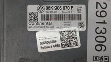 2014 Volkswagen Jetta PCM Engine Control Computer ECU ECM PCU OEM P/N:06K 906 070 C 06K 907 425, 06K 906 070 F Fits OEM Used Auto Parts - Oemusedautoparts1.com