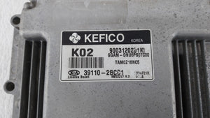 2013 Kia Soul PCM Engine Control Computer ECU ECM PCU OEM P/N:39110-2BCC1 Fits OEM Used Auto Parts - Oemusedautoparts1.com