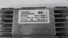 2011-2014 Hyundai Sonata PCM Engine Control Computer ECU ECM PCU OEM P/N:39101-2G692 39111-2G690 Fits Fits 2011 2012 2013 2014 OEM Used Auto Parts - Oemusedautoparts1.com