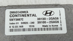 2015 Hyundai Santa Fe PCM Engine Control Computer ECU ECM PCU OEM P/N:39100-2GAG7 39130-2GAG7, 39100-2GAG5, 39130-2GAG5 Fits OEM Used Auto Parts