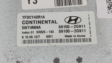 2011-2015 Hyundai Sonata PCM Engine Control Computer ECU ECM PCU OEM P/N:39155-2G916 39105-2G916 Fits OEM Used Auto Parts - Oemusedautoparts1.com