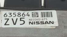 2019 Nissan Altima PCM Engine Control Computer ECU ECM PCU OEM P/N:NEC041-037 NEC050-691, BED509-300 A1, NEC041-056 Fits OEM Used Auto Parts