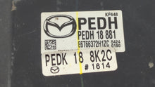 2015 Mazda 3 PCM Engine Control Computer ECU ECM PCU OEM P/N:PEDH 18 881 Fits OEM Used Auto Parts - Oemusedautoparts1.com