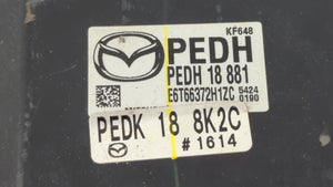 2015 Mazda 3 PCM Engine Control Computer ECU ECM PCU OEM P/N:PEDH 18 881 Fits OEM Used Auto Parts - Oemusedautoparts1.com