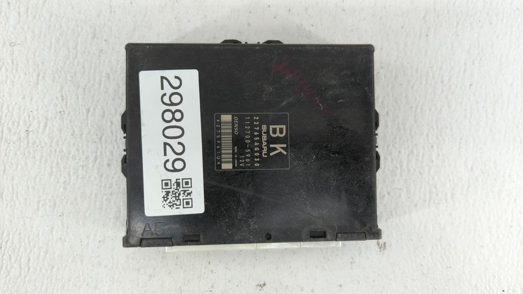 2014 Subaru Impreza PCM Engine Control Computer ECU ECM PCU OEM P/N:22765AG030 Fits OEM Used Auto Parts - Oemusedautoparts1.com