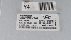 2011-2015 Hyundai Sonata PCM Engine Control Computer ECU ECM PCU OEM P/N:39155-2G916 39105-2G916 Fits OEM Used Auto Parts - Oemusedautoparts1.com