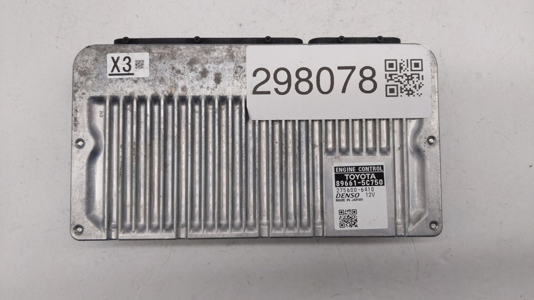 2016-2017 Toyota Prius C PCM Engine Control Computer ECU ECM PCU OEM P/N:89661-5C750 Fits Fits 2016 2017 OEM Used Auto Parts - Oemusedautoparts1.com