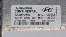 2015-2017 Hyundai Sonata PCM Engine Control Computer ECU ECM PCU OEM P/N:39101-2GGL0 39111-2GGL0 Fits Fits 2015 2016 2017 OEM Used Auto Parts - Oemusedautoparts1.com