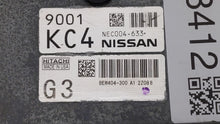 2013-2015 Nissan Sentra PCM Engine Control Computer ECU ECM PCU OEM P/N:BEM404-300 A1 NEC001-666 Fits Fits 2013 2014 2015 OEM Used Auto Parts - Oemusedautoparts1.com