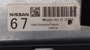 2013-2014 Nissan Altima PCM Engine Control Computer ECU ECM PCU OEM P/N:BEM400-300 A1 NEC012-036 Fits Fits 2013 2014 OEM Used Auto Parts - Oemusedautoparts1.com