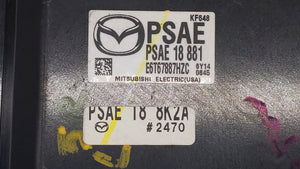 2017 Mazda 3 PCM Engine Control Computer ECU ECM PCU OEM P/N:PSAE 18 881 PY9V 18 881, PY9W 18 881, PY9W 18 881A, PYAV 18 8K2B Fits OEM Used Auto Parts