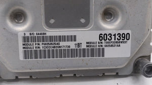 2016-2017 Chrysler 200 PCM Engine Control Computer ECU ECM PCU OEM P/N:P68258531AA P68258531AB, 68068444AG Fits Fits 2016 2017 OEM Used Auto Parts - Oemusedautoparts1.com