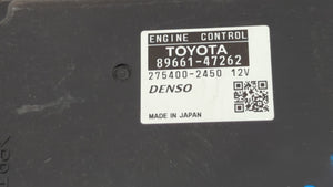 2010 Toyota Prius PCM Engine Control Computer ECU ECM PCU OEM P/N:89661-47261 89661-47262 Fits OEM Used Auto Parts - Oemusedautoparts1.com