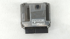 2018 Volkswagen Jetta PCM Engine Control Computer ECU ECM PCU OEM P/N:04E 907 309 AP Fits OEM Used Auto Parts - Oemusedautoparts1.com