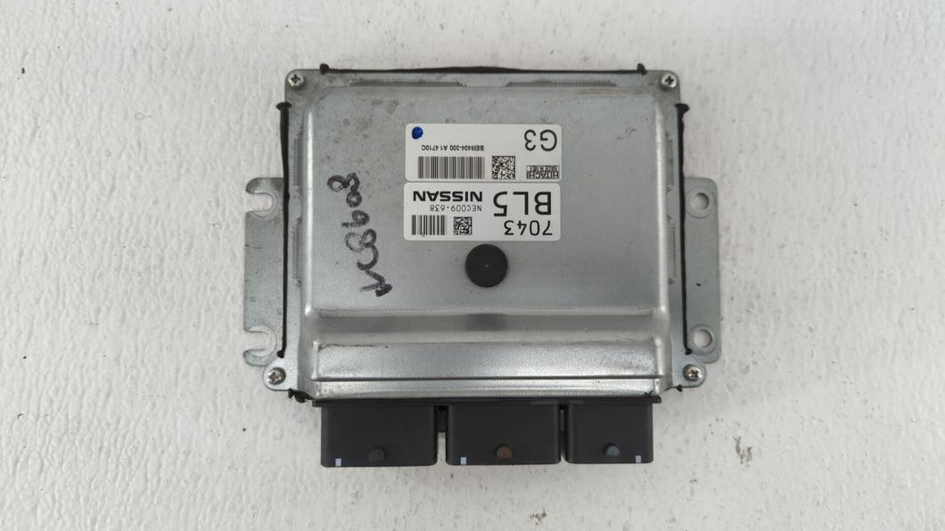 2013-2015 Nissan Sentra PCM Engine Control Computer ECU ECM PCU OEM P/N:BEM404-300 A1 NEC001-666 Fits Fits 2013 2014 2015 OEM Used Auto Parts - Oemusedautoparts1.com