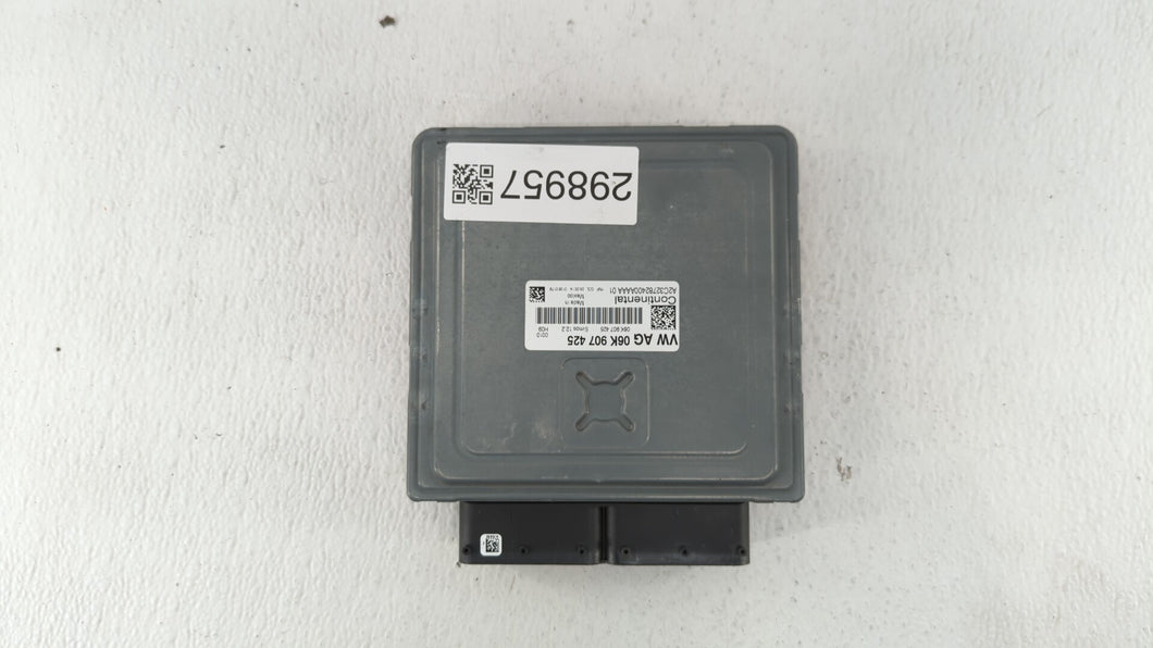 2014 Volkswagen Jetta PCM Engine Control Computer ECU ECM PCU OEM P/N:06K 906 070 C 06K 907 425, 06K 906 070 F Fits OEM Used Auto Parts - Oemusedautoparts1.com