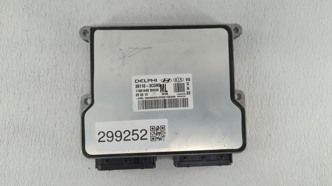 2014-2016 Kia Cadenza PCM Engine Control Computer ECU ECM PCU OEM P/N:39111-3CGN1 39110-3CGN5 Fits Fits 2014 2015 2016 OEM Used Auto Parts - Oemusedautoparts1.com