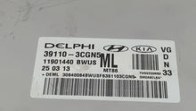 2014-2016 Kia Cadenza PCM Engine Control Computer ECU ECM PCU OEM P/N:39111-3CGN1 39110-3CGN5 Fits Fits 2014 2015 2016 OEM Used Auto Parts - Oemusedautoparts1.com