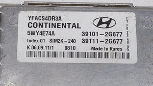 2015-2017 Hyundai Sonata PCM Engine Control Computer ECU ECM PCU OEM P/N:39101-2GGL3 39111-2GGL3 Fits Fits 2015 2016 2017 OEM Used Auto Parts - Oemusedautoparts1.com