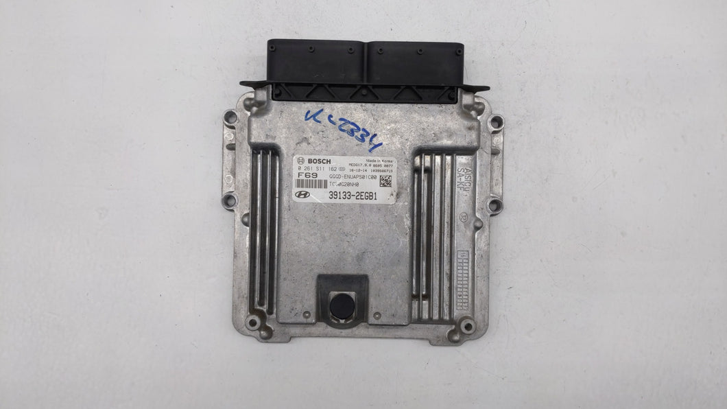 2016-2017 Hyundai Elantra Gt PCM Engine Control Computer ECU ECM PCU OEM P/N:39133-2EGB1 Fits Fits 2016 2017 OEM Used Auto Parts - Oemusedautoparts1.com