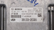 2016-2017 Hyundai Elantra Gt PCM Engine Control Computer ECU ECM PCU OEM P/N:39133-2EGB1 Fits Fits 2016 2017 OEM Used Auto Parts - Oemusedautoparts1.com