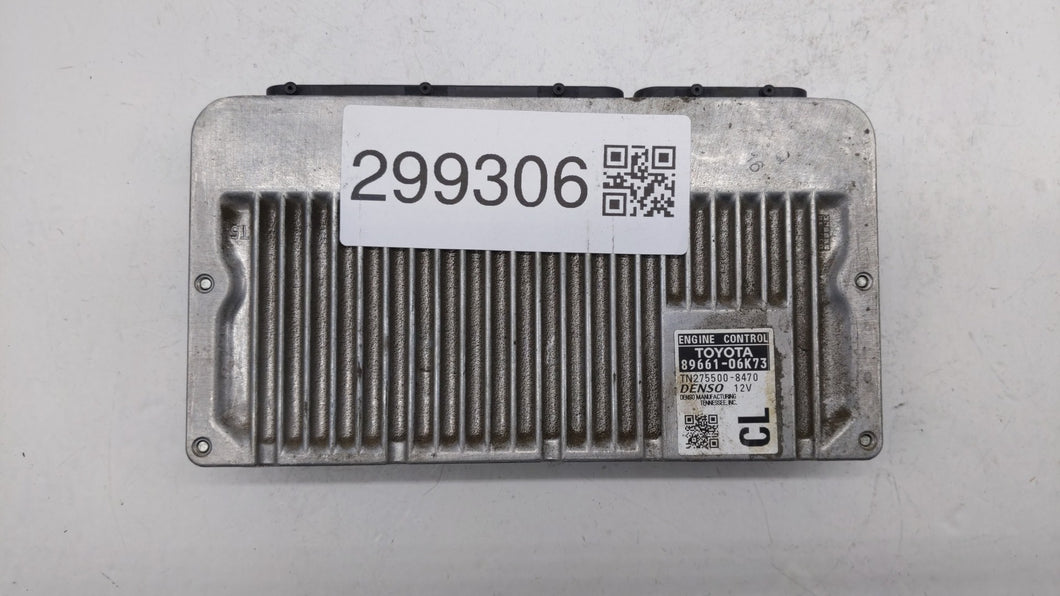 2012-2014 Toyota Camry PCM Engine Control Computer ECU ECM PCU OEM P/N:89661-06K70 89661-06K73 Fits Fits 2012 2013 2014 OEM Used Auto Parts - Oemusedautoparts1.com