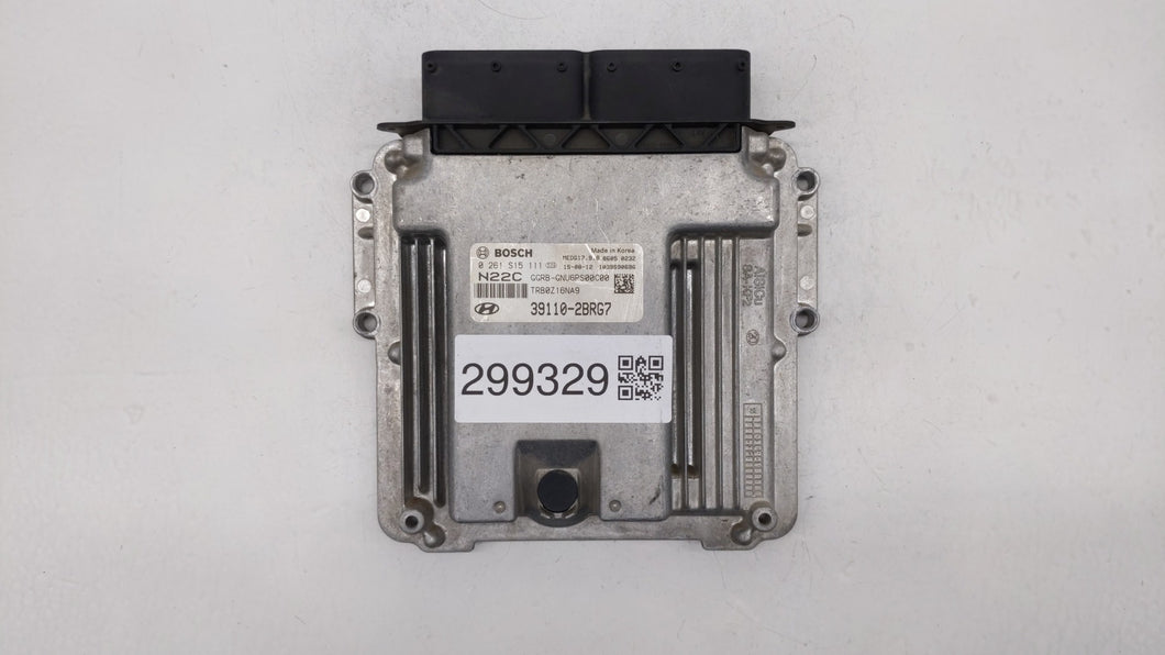 2015-2017 Hyundai Accent PCM Engine Control Computer ECU ECM PCU OEM P/N:391B1-2BRG7 39110-2BRG7 Fits Fits 2015 2016 2017 OEM Used Auto Parts - Oemusedautoparts1.com