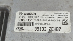 2018 Kia Soul PCM Engine Control Computer ECU ECM PCU OEM P/N:39133-2EHB7 Fits OEM Used Auto Parts - Oemusedautoparts1.com