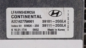 2015-2017 Hyundai Sonata PCM Engine Control Computer ECU ECM PCU OEM P/N:39101-2GGK0 39101-2GGL4 Fits Fits 2015 2016 2017 OEM Used Auto Parts - Oemusedautoparts1.com