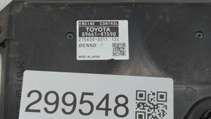 2014 Toyota Prius PCM Engine Control Computer ECU ECM PCU OEM P/N:89661-47590 Fits OEM Used Auto Parts - Oemusedautoparts1.com