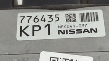 2019 Nissan Altima PCM Engine Control Computer ECU ECM PCU OEM P/N:NEC041-037 NEC050-691, BED509-300 A1, NEC041-056 Fits OEM Used Auto Parts - Oemusedautoparts1.com