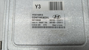 2011-2015 Hyundai Sonata PCM Engine Control Computer ECU ECM PCU OEM P/N:39155-2G916 39105-2G916 Fits OEM Used Auto Parts - Oemusedautoparts1.com