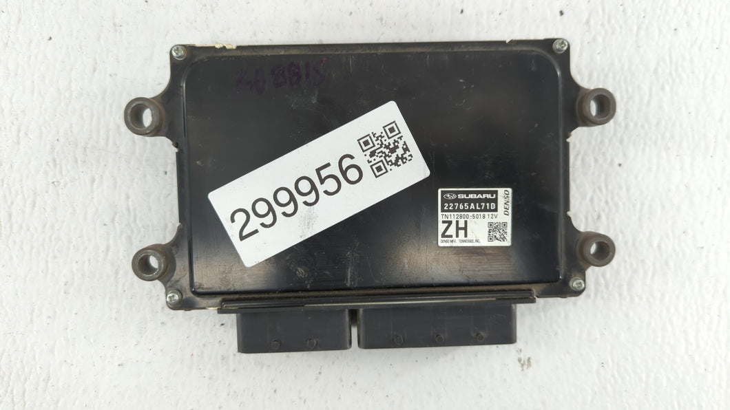 2017 Subaru Impreza PCM Engine Control Computer ECU ECM PCU OEM P/N:22765AL71D 22765AL71C, 22765AL71A, 22765AL71E, 22765AL71B Fits OEM Used Auto Parts - Oemusedautoparts1.com