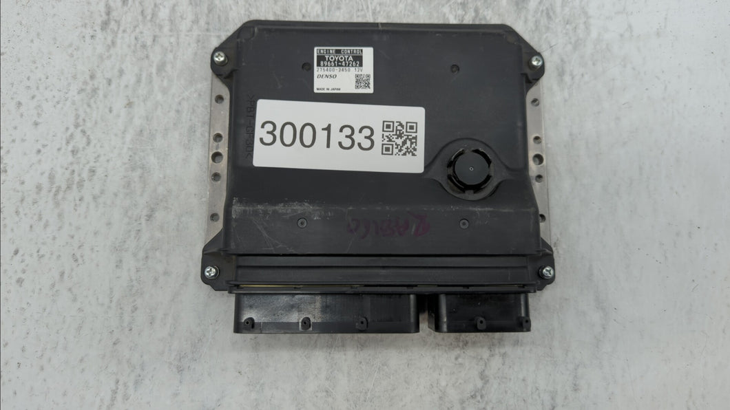 2010 Toyota Prius PCM Engine Control Computer ECU ECM PCU OEM P/N:89661-47262 89681-47081, 89661-47261 Fits OEM Used Auto Parts - Oemusedautoparts1.com