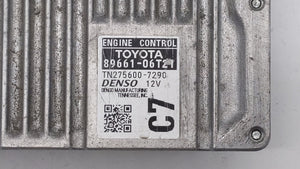 2016-2017 Toyota Camry PCM Engine Control Computer ECU ECM PCU OEM P/N:89661-06T21 89661-06T22 Fits Fits 2016 2017 OEM Used Auto Parts - Oemusedautoparts1.com