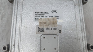 2019 Kia Forte PCM Engine Control Computer ECU ECM PCU OEM P/N:39199-2E036 Fits OEM Used Auto Parts - Oemusedautoparts1.com