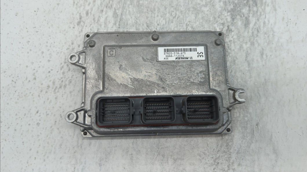 2016 Honda Hr-V PCM Engine Control Computer ECU ECM PCU OEM P/N:37820-51M-A73 Fits OEM Used Auto Parts - Oemusedautoparts1.com