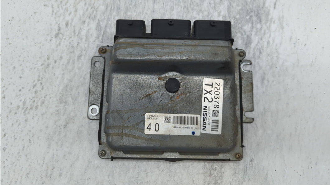 2015-2017 Nissan Murano PCM Engine Control Computer ECU ECM PCU OEM P/N:BEM426-300 A1 AT BEM426-300 Fits Fits 2015 2016 2017 OEM Used Auto Parts - Oemusedautoparts1.com