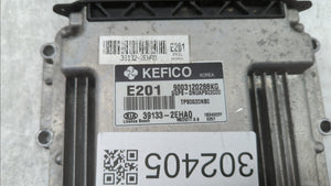 2014 Kia Soul PCM Engine Control Computer ECU ECM PCU OEM P/N:39133-2EHA0 Fits OEM Used Auto Parts - Oemusedautoparts1.com