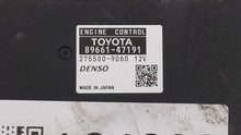 2012-2013 Toyota Prius PCM Engine Control Computer ECU ECM PCU OEM P/N:89661-47191 89661-47190 Fits Fits 2012 2013 OEM Used Auto Parts