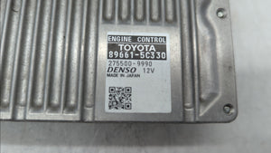 2014 Toyota Prius C PCM Engine Control Computer ECU ECM PCU OEM P/N:89661-5C330 Fits OEM Used Auto Parts